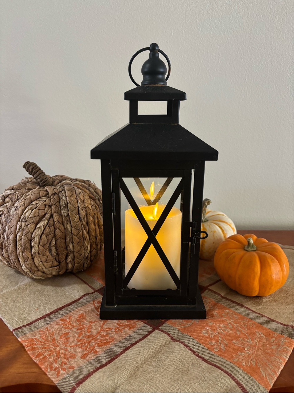 Black Metal Lantern - Home Accents
